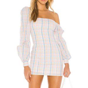 Majorelle Harlow Mini Dress Pastel Plaid XXS
